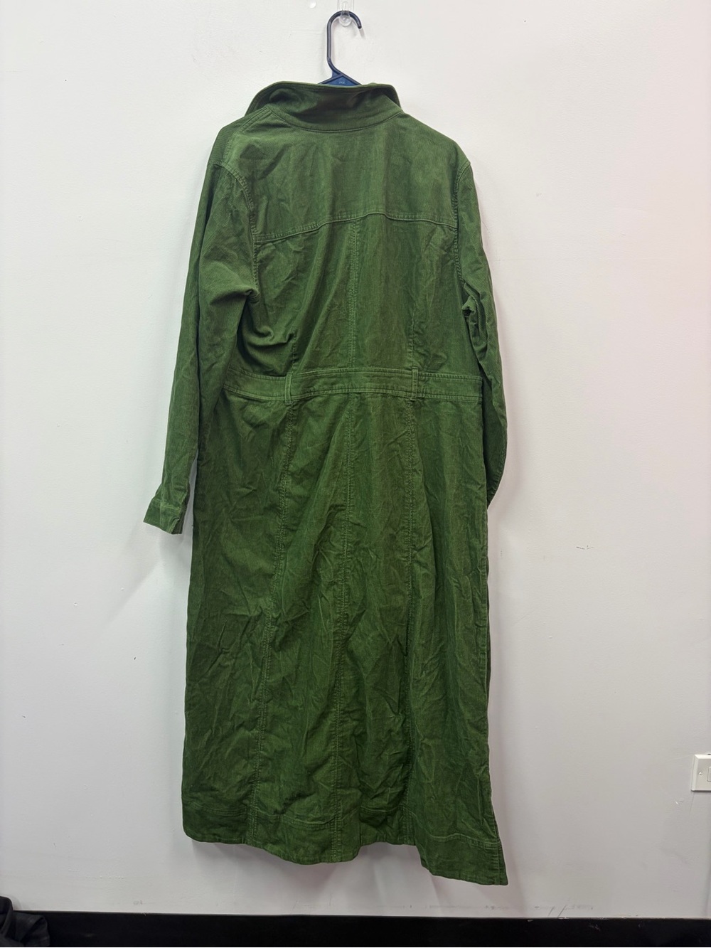 Boden Green Button-Front Midi Dress with Belt Sz L 20-22 - Picture 6 of 6